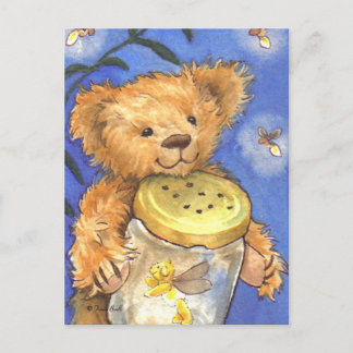 Teddy Bear Bärenleuchter niedliche Postkarte