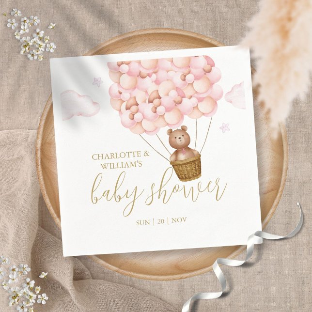 Teddy Bear Bear Bearly Wait Pink Girl Baby Dusche Serviette (Von Creator hochgeladen)