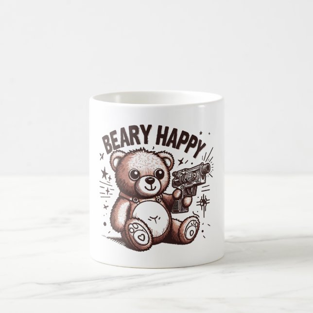 Teddy Bear Beary Happy Kaffeetasse (Mittel)