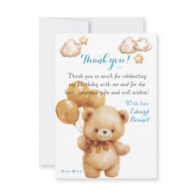 Teddy Bear Beige Balloon