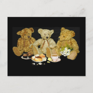 Teddy Bear Blank Poste Card Postkarte