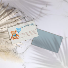 Teddy Bear Books for Baby Shooter Begleitkarte