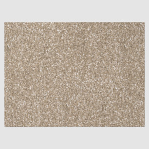 Teddy Bear Brown Gold Glitzer Seidenpapier