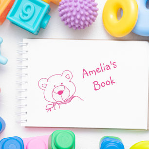 Teddy Bear Buchzeichen Briefmarke Permastempel