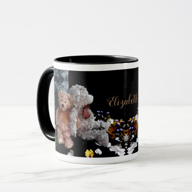 Teddy Bear Buddies Personalisiert Tasse (Vorderseite Links)
