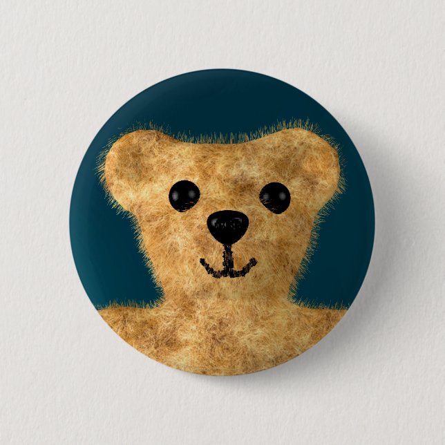 Teddy Bear Button (Vorderseite)