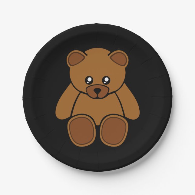 Teddy Bear Cartoon Paper Teller (Vorderseite)