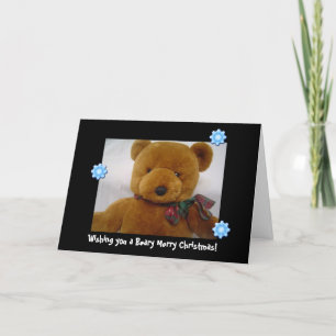 Teddy Bear Christmas Feiertagskarte