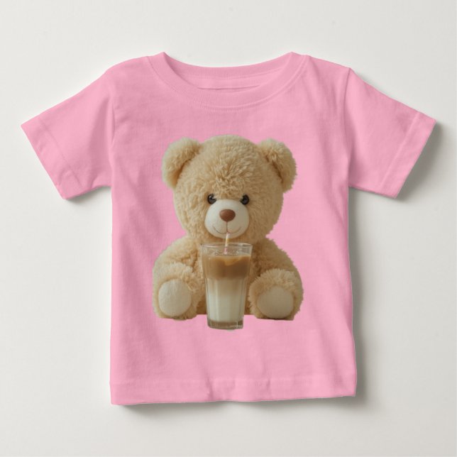 Teddy Bear Cold Brew  Baby T-shirt (Vorderseite)