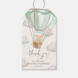 Teddy Bear Danke, dass Sie Beary Mint ersten Gebur Geschenkanhänger