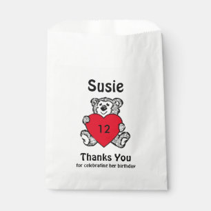 Teddy Bear Danke Geschenktütchen