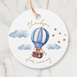 Teddy Bear dankt dir für die kommende Gefallen Tag Geschenkanhänger