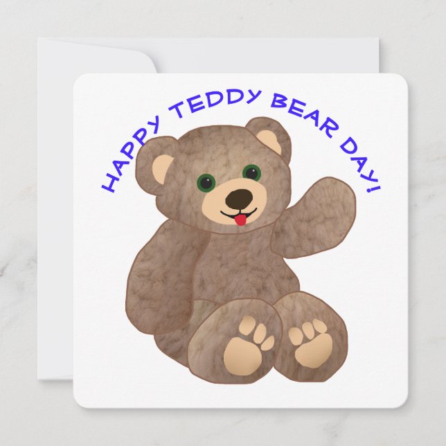 Teddy Bear Day Einladung (Vorderseite)