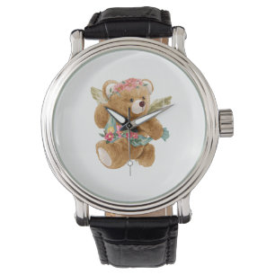 Teddy Bear Day - Feiern Sie die Cuddles und den Ko Armbanduhr