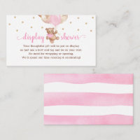 Teddy Bear Display Duschvorrichtung zur Einladung