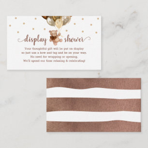 Teddy Bear Display Duschvorrichtung zur Einladung