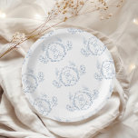 Teddy bear Elegante Chinoiserie Toile Baby Dusche Pappteller<br><div class="desc">Teddy Bär Elegant Chinoiserie Toile Baby Duschpapier Teller. Matching-Elemente sind verfügbar.</div>