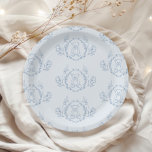 Teddy bear Elegante Chinoiserie Toile Baby Dusche Pappteller<br><div class="desc">Teddy Bär Elegant Chinoiserie Toile Baby Duschpapier Teller. Matching-Elemente sind verfügbar.</div>