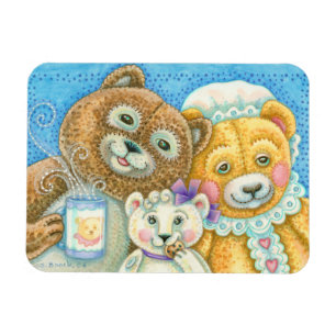 TEDDY BEAR FAMILY MAGNET *Anpassen