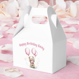 Teddy Bear Favor Boxen für Geburtstag Geschenkschachtel