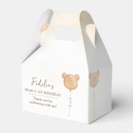 Teddy Bear First Birthday Party Fevor Box Geschenkschachtel