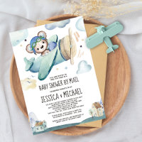 Teddy Bear Flugzeug | Babyparty per Post