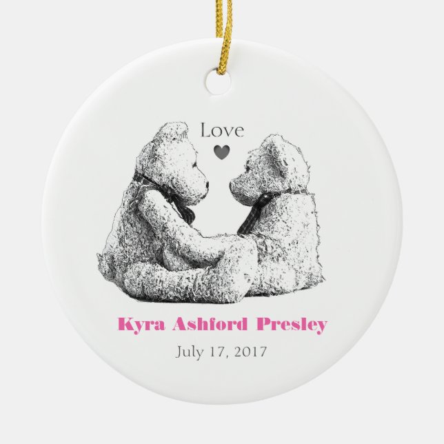 Teddy Bear Foto Ornament HAMbyWG (Vorne)