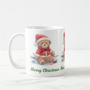 Teddy Bear Frohe Weihnachtsfeier Tasse