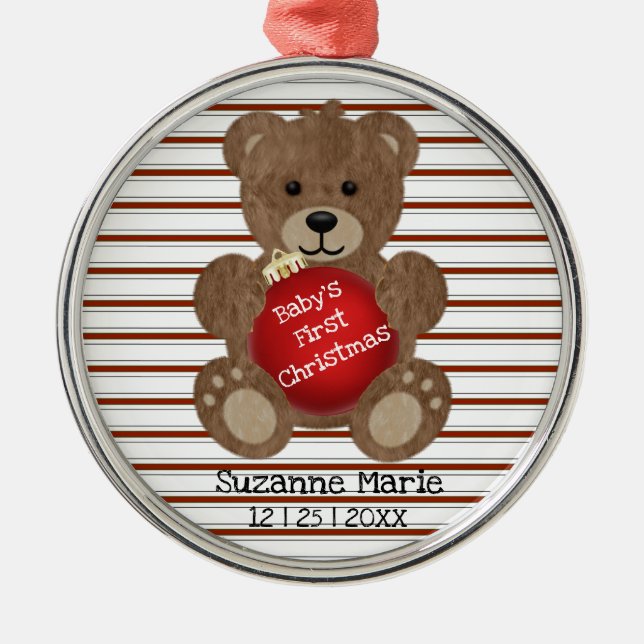 Teddy Bear für Baby Keramik Ornament (Vorne)