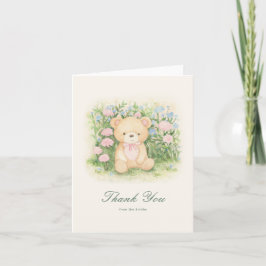 Teddy Bear Garden Classic Dankeskarte