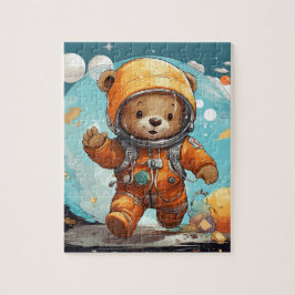 Teddy Bear geht ins All, Puzzle - Puzzle"
