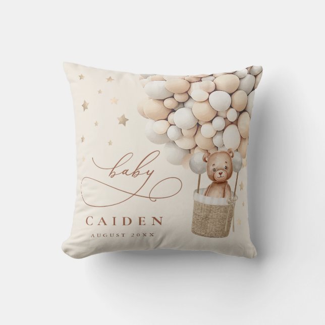 Teddy Bear Gender Neutral Baby Shower Kinderzimmer Kissen
