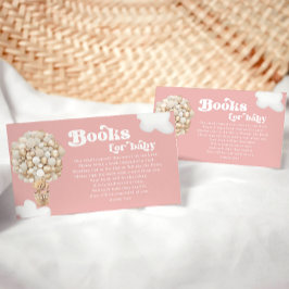 Teddy Bear Gold Balloons Girl Baby Dusche Begleitkarte