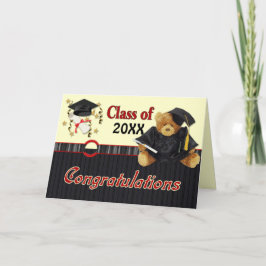 Teddy Bear Graduate 20XX - Inside individualisiere Karte