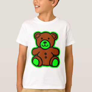 Teddy Bear Green Brown The MUSEUM Zazzle Geschenke T-Shirt