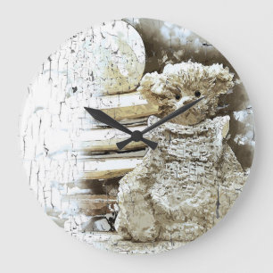 Teddy Bear Große Wanduhr