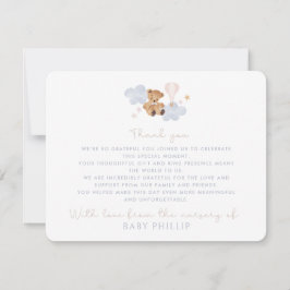 Teddy Bear & Hot Air Ballon, aus dem Kinderzimmer Einladung