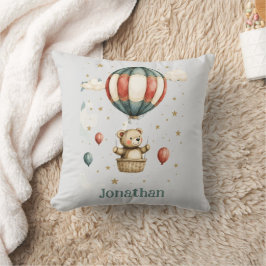 Teddy Bear Hot Air Balloon Cozy Kissen