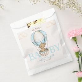 Teddy Bear Hot Balloon Babydusche warten Geschenktütchen