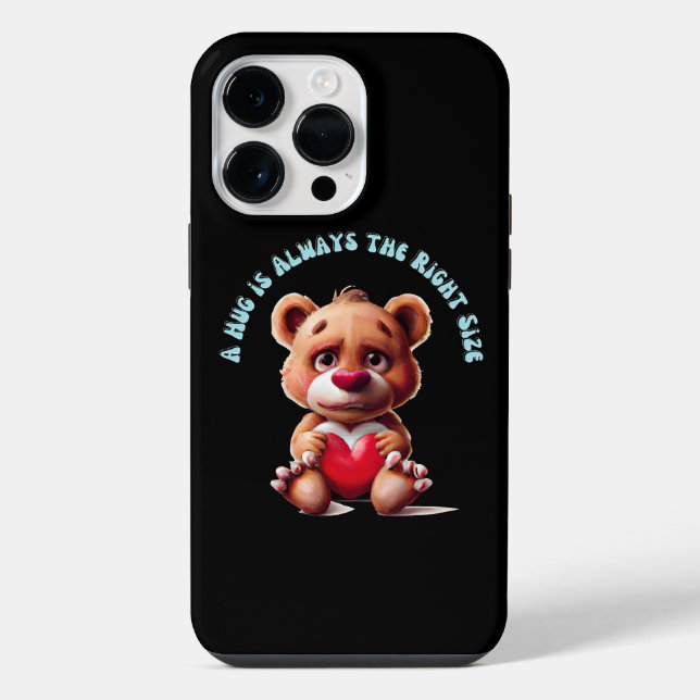 Teddy Bear Hugs iPhone Hülle (Rückseite)