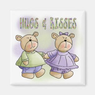 Teddy Bear Hugs und Kisses Tshirts und Geschenke Magnet