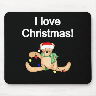 Teddy Bear I Liebe Weihnachtsgeschenke und Geschen Mousepad