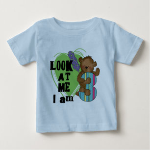 Teddy Bear Ich bin 3 Geburtstagsgeschenke Baby T-shirt