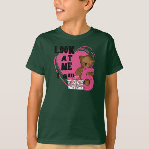 Teddy Bear Ich bin 5 Geburtstage T - Shirt und Ges