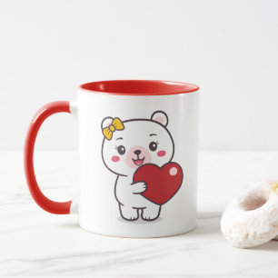 Teddy Bear Illustration Tasse