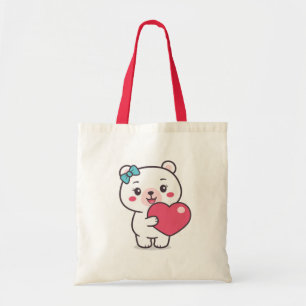 Teddy Bear Illustration Tragetasche