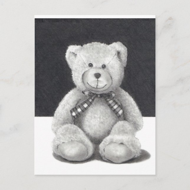 Teddy Bear im Stift Postkarte (Vorderseite)