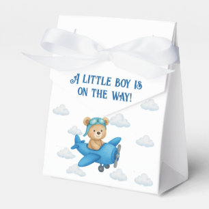 Teddy Bear in Airplane Baby Showbox Geschenkschachtel