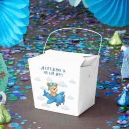 Teddy Bear in Airplane Baby Showbox Geschenkschachtel