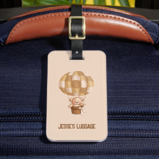 Teddy Bear in Hot Air Balloon Gepäckraum/TagCare T Gepäckanhänger
